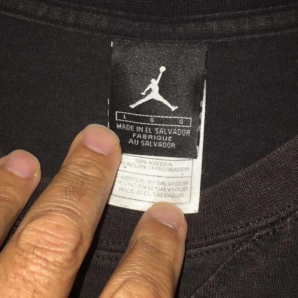 Worn Michael Jordan Rules basketball 23 t shirt L